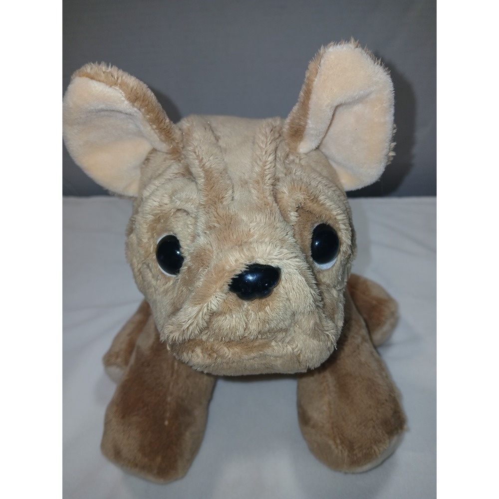 Plush French Bulldog Puppy Cuddle & Calm Stuffed Animal Soft Toy Heavy 3 lb 9.5"